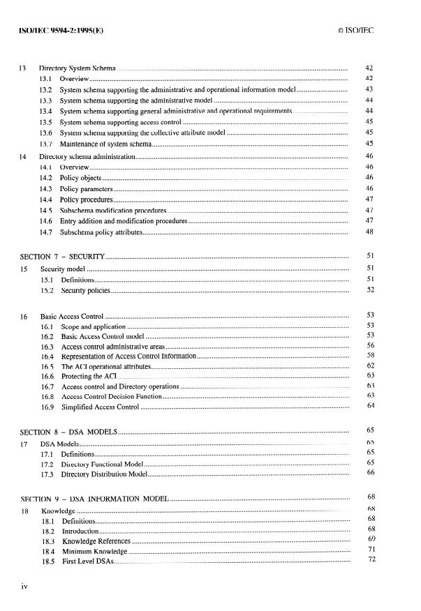 ISO/IEC 9594-2:1995 ISO/IEC 9594-2:1995 - Information technology -- Open Systems Interconnection -- The Directory: Models - Page 4 preview