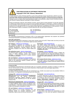 IEC 60811-508:2012+AMD1:2017 CSV - Electric and optical fibre cables - Test methods for non-metallic materials - Part 508: Mechanical tests - Pressure test at high temperature for insulation and sheaths
Released:7/21/2017
Isbn:9782832246542 - Page 2 preview