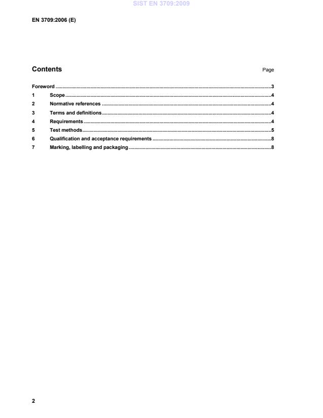 SIST EN 3709:2009 SIST EN 3709:2009 - Page 4 preview