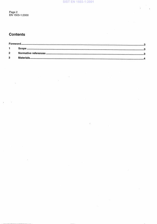 EN 1503-1:2000 EN 1503-1:2001 - Page 4 preview