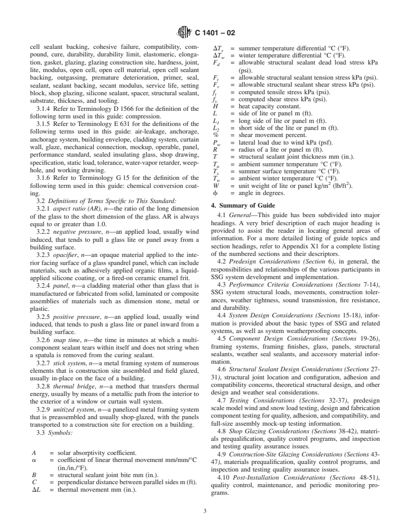 ASTM C1401-02 - Standard Guide for Structural Sealant Glazing