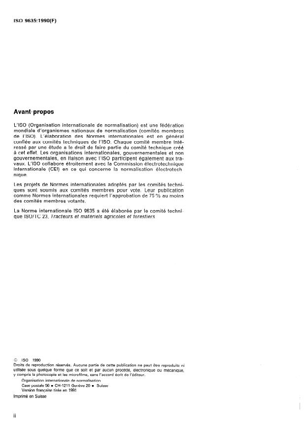 ISO 9635:1990 ISO 9635:1990 - Matériel d'irrigation -- Vannes a commande hydraulique - Page 2 preview