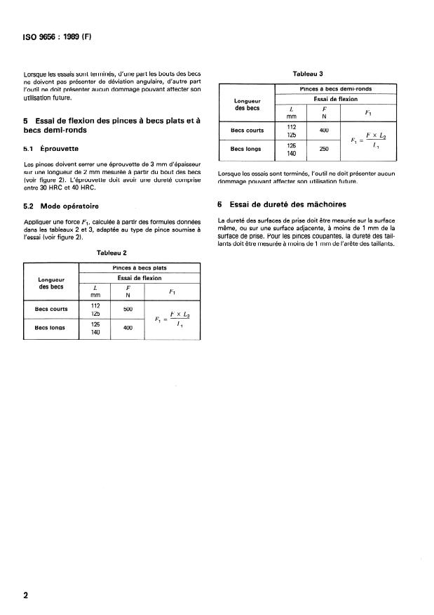 ISO 9656:1989 ISO 9656:1989 - Pinces pour l'électronique -- Méthodes d'essai - Page 4 preview