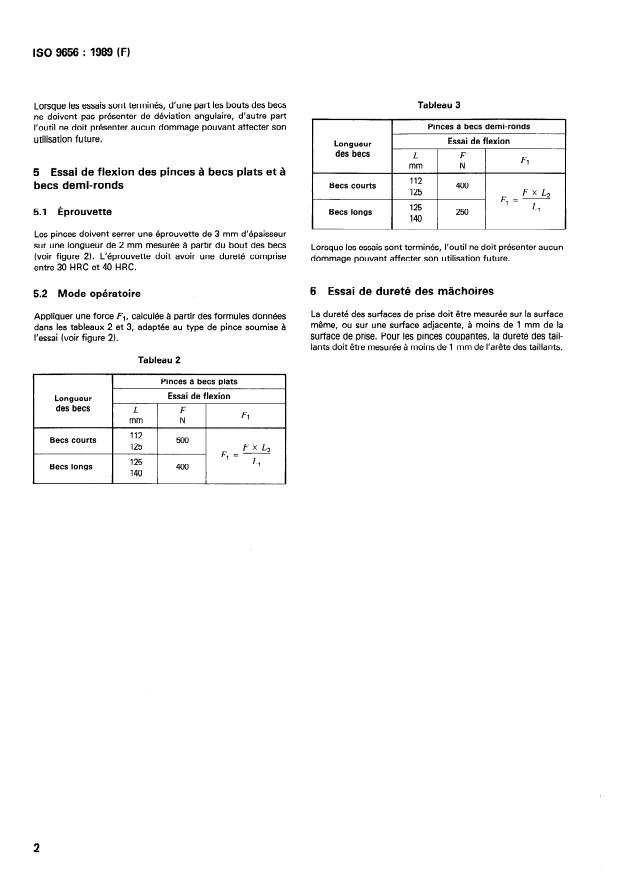ISO 9656:1989 ISO 9656:1989 - Pinces pour l'électronique -- Méthodes d'essai - Page 4 preview