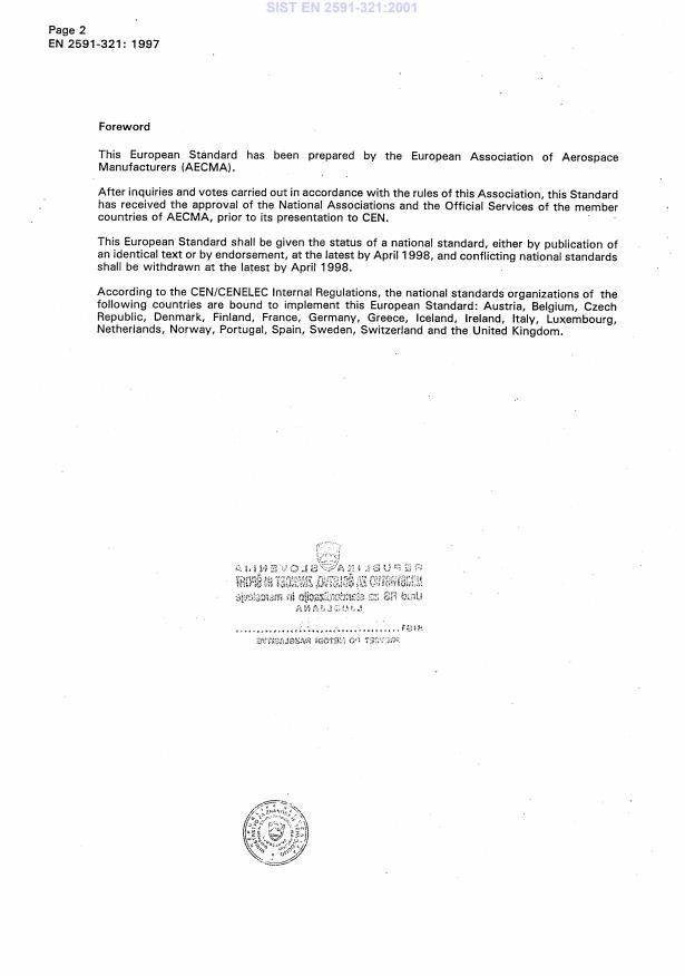 EN 2591-321:1997 EN 2591-321:2001 - Page 4 preview