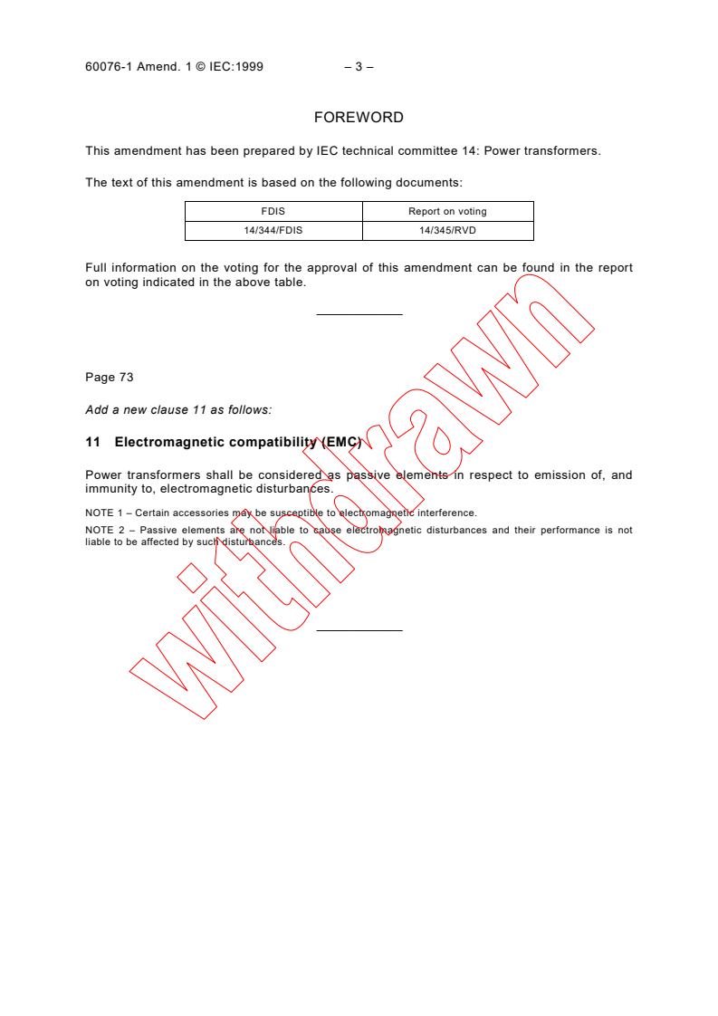 IEC 60076-1:1993/AMD1:1999 - Amendment 1 - Power transformers - Part 1: General
Released:9/30/1999
Isbn:2831849276