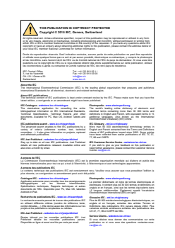 IEC 62640:2011+AMD1:2015 CSV - Residual current devices with or without overcurrent protection forsocket-outlets for household and similar uses
Released:5/5/2015
Isbn:9782832226728 - Page 2 preview