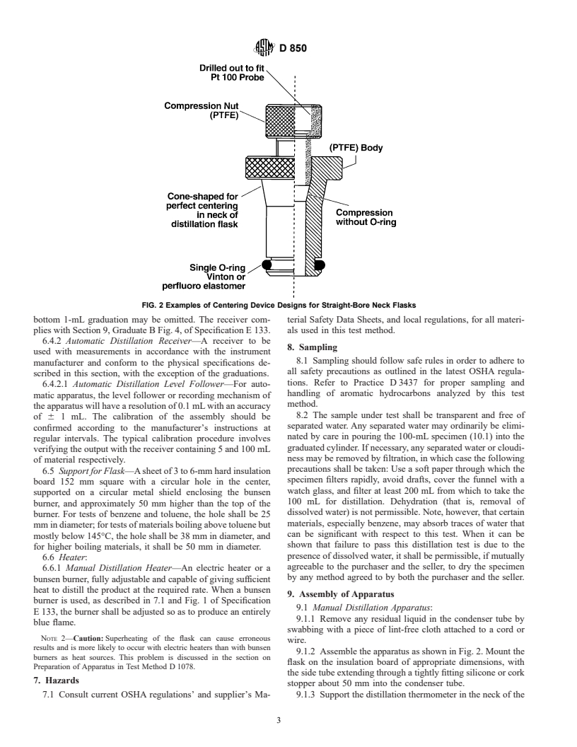 ASTM D850-00 - Standard Test Method for Distillation of Industrial Aromatic Hydrocarbons and Related Materials