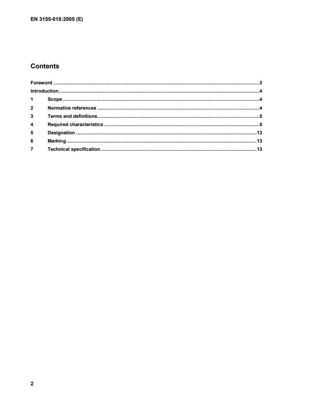EN 3155-018:2005 EN 3155-018:2006 - Page 4 preview