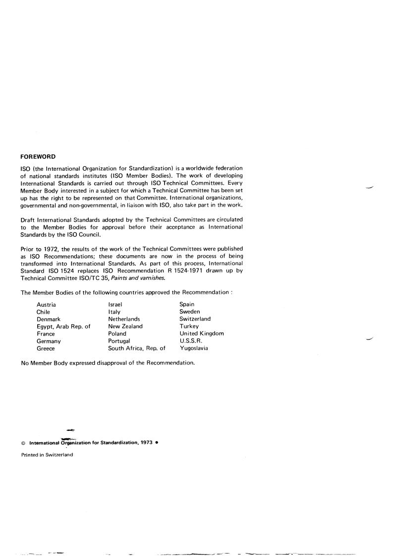 ISO 1524:1973 - Title missing - Legacy paper document