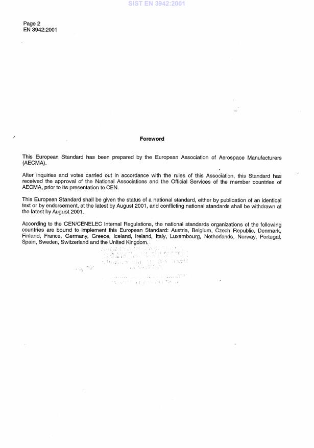 SIST EN 3942:2001 SIST EN 3942:2001 - Page 4 preview