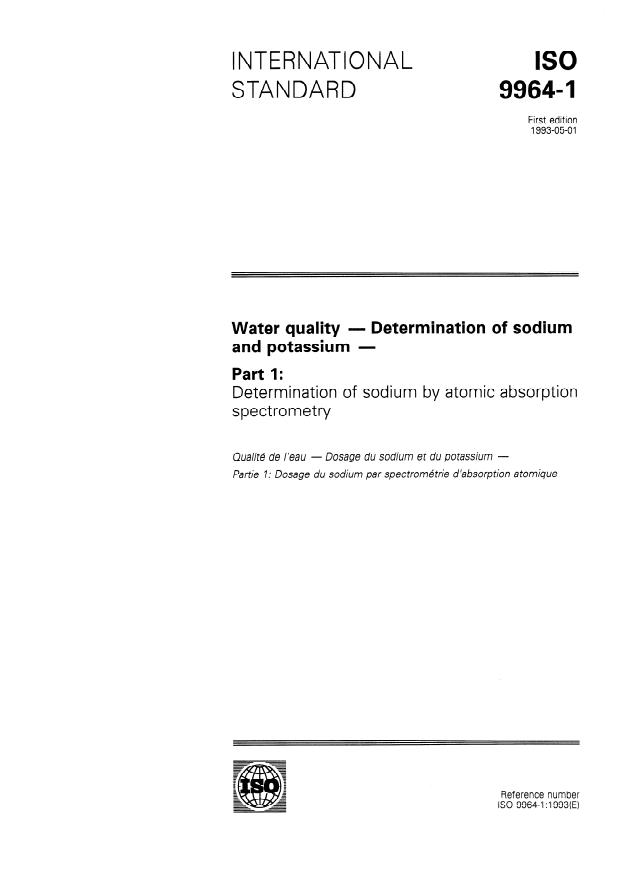 ISO 9964-1:1993 ISO 9964-1:2000 - Page 3 preview