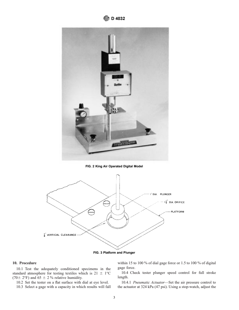 ASTM D4032-94 - Standard Test Method for Stiffness of Fabric by the Circular Bend Procedure