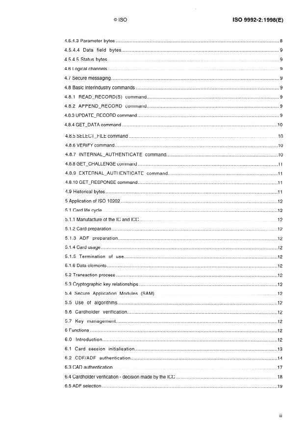 ISO 9992-2:1998 - Financial transaction cards — Messages between the ...