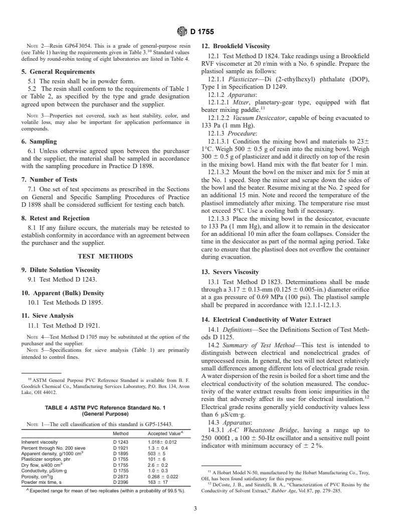 ASTM D1755-92 - Standard Specification for Poly(Vinyl Chloride) Resins