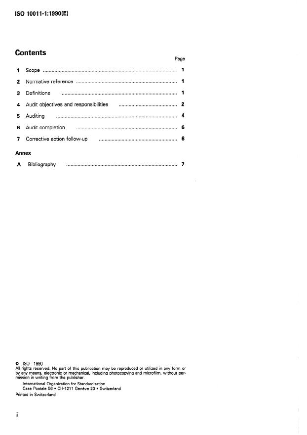 ISO 10011-1:1990 ISO 10011-1:1990 - Guidelines for auditing quality systems - Page 2 preview