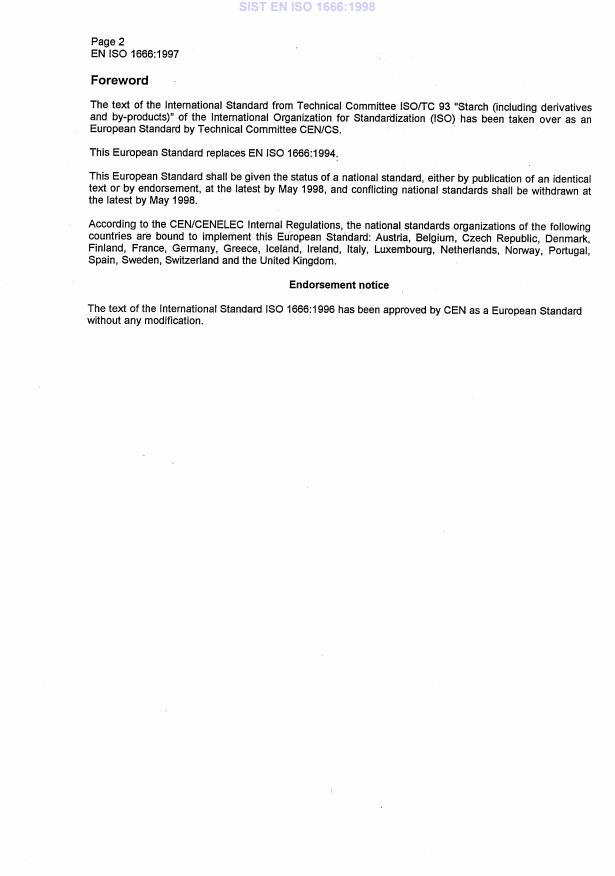 EN ISO 1666:1997 EN ISO 1666:1998 - Page 4 preview