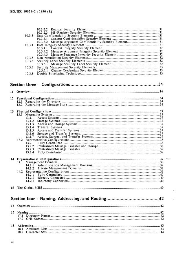 ISO/IEC 10021-2:1990 ISO/IEC 10021-2:1990 - Information Technology -- Text Communication -- Message-Oriented Text Interchange Systems (MOTIS) - Page 4 preview