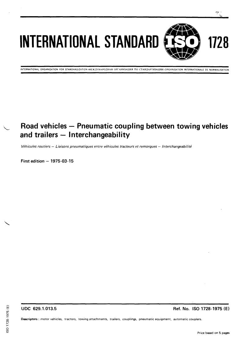 ISO 1728:1975 - Title missing - Legacy paper document
Released:1/1/1975