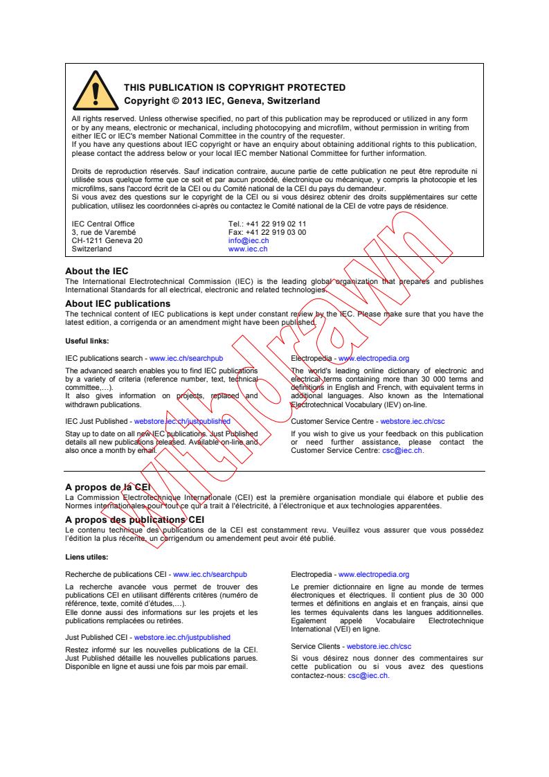 IEC 60127-7:2013 IEC 60127-7:2013 - Miniature fuses - Part 7: Miniature fuse-links for special applications
Released:3/20/2013 - Page 2 preview