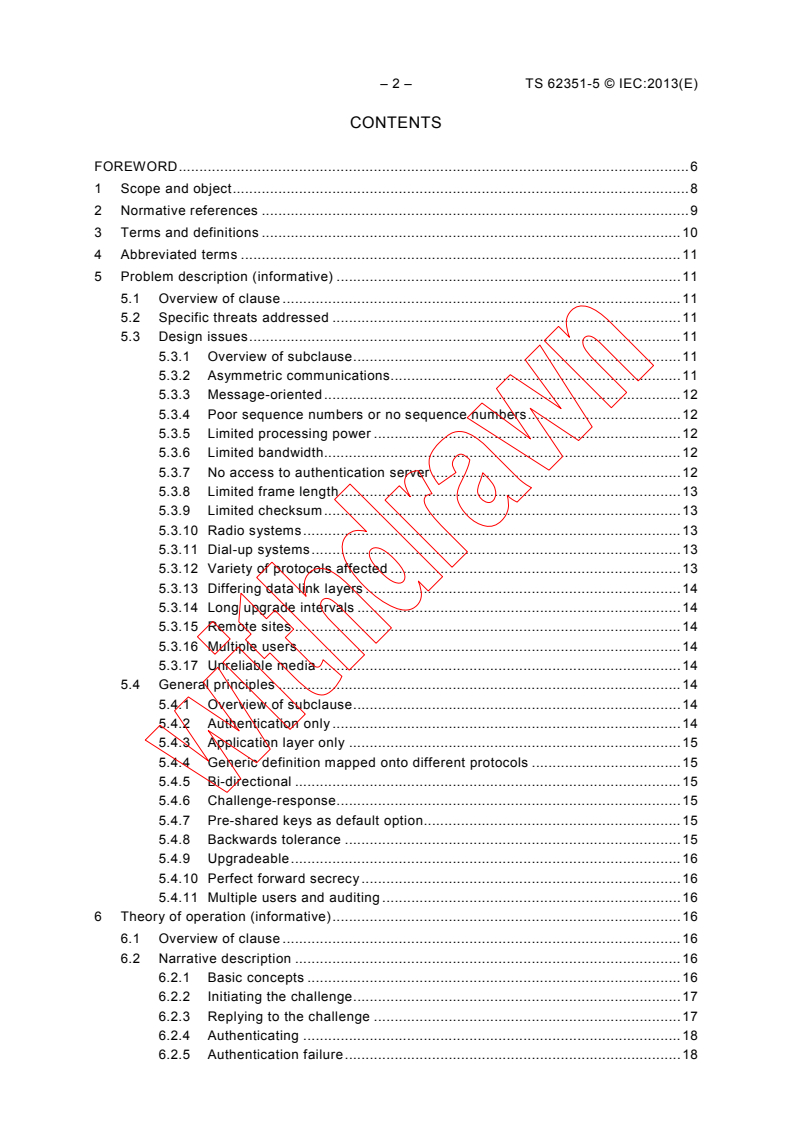 IEC TS 62351-5:2013 IEC TS 62351-5:2013 - Power systems management and associated information exchange - Data and communications security - Part 5: Security for IEC 60870-5 and derivatives
Released:4/29/2013
Isbn:9782832207321 - Page 4 preview