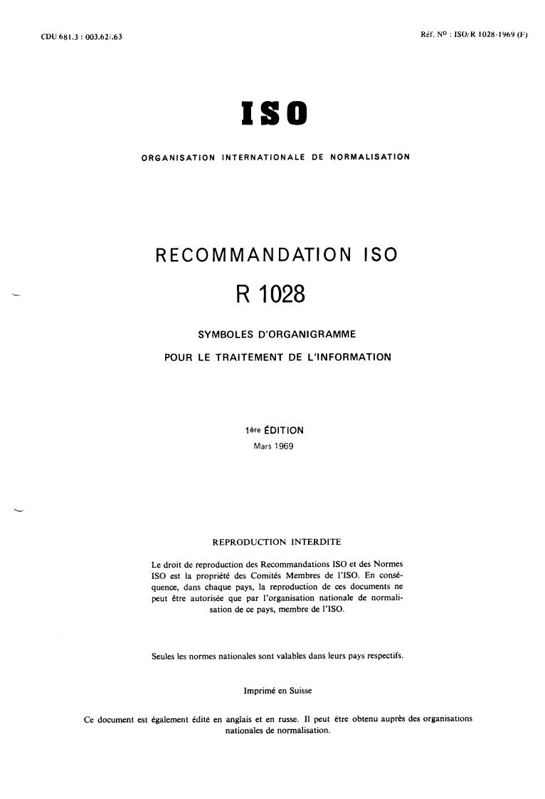 ISO/R 1028:1969 - Title missing - Legacy paper document
Released:1/1/1969