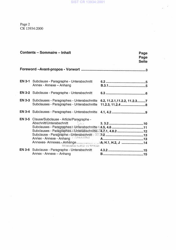 CR 13934:2000 CR 13934:2001 - Page 4 preview