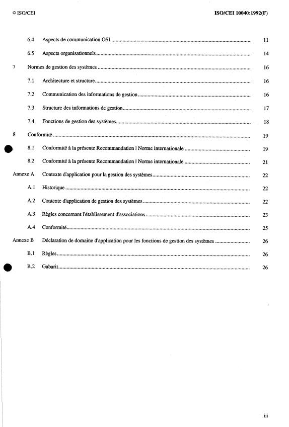 ISO/IEC 10040:1992 ISO/IEC 10040:1992 - Technologies de l'information -- Interconnexion de systemes ouverts (OSI) -- Aperçu général de la gestion-systemes - Page 3 preview