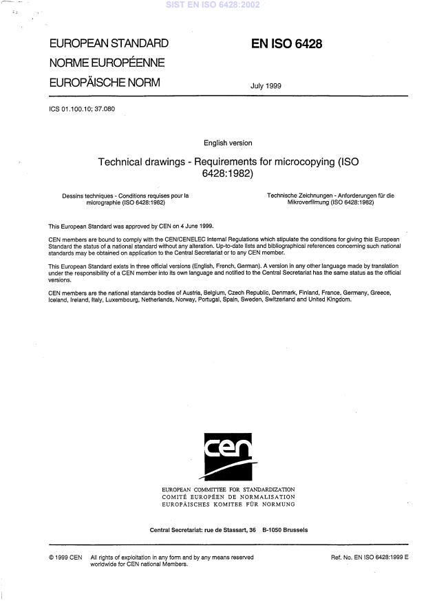 EN ISO 6428:1999 EN ISO 6428:2002 - Page 2 preview