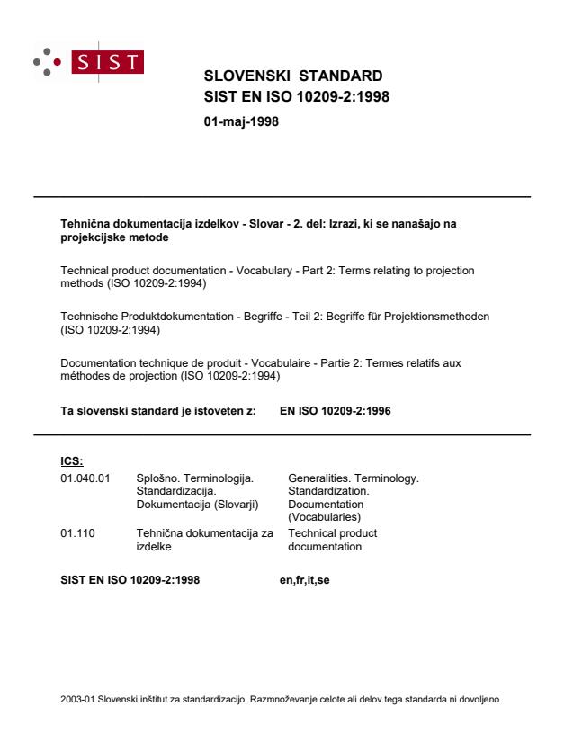 EN ISO 10209-2:1998