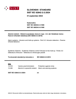 SIST IEC 62642-2-2:2024 - Page 1 preview