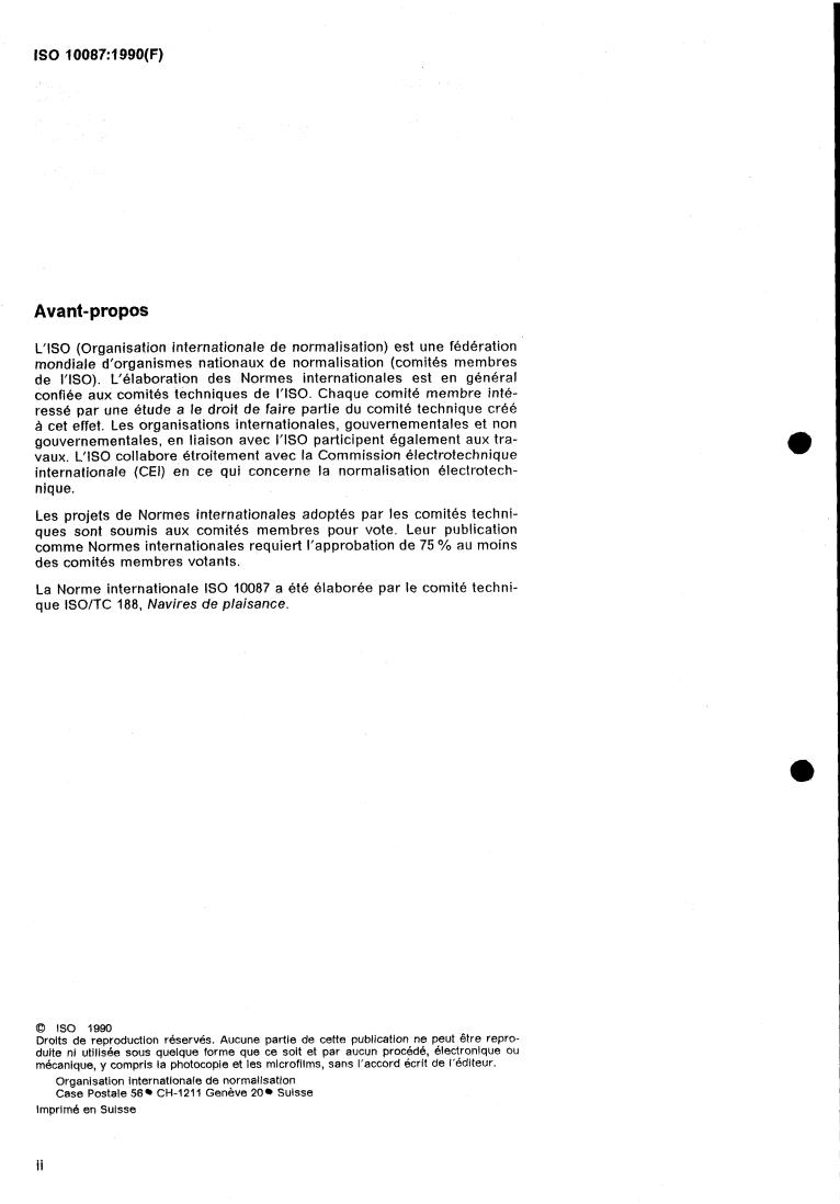 ISO 10087:1990 ISO 10087:1990 - Small craft — Hull identification — Coding system
Released:11/8/1990 - Page 2 preview