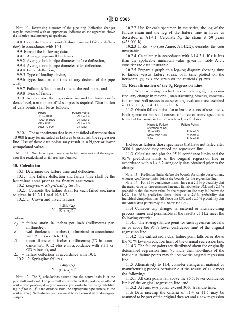 ASTM D5365-99 - Standard Test Method for Long-Term Ring-Bending Strain of "Fiberglass" (Glass-Fiber-Reinforced Thermosetting-Resin) Pipe