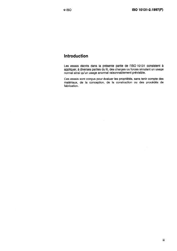 ISO 10131-2:1997 - Lits rabattables -- Exigences de sécurité et essais