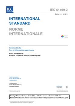 IEC 61499-2:2012 IEC 61499-2:2012 - Function blocks - Part 2: Software tool requirements - Page 3 preview