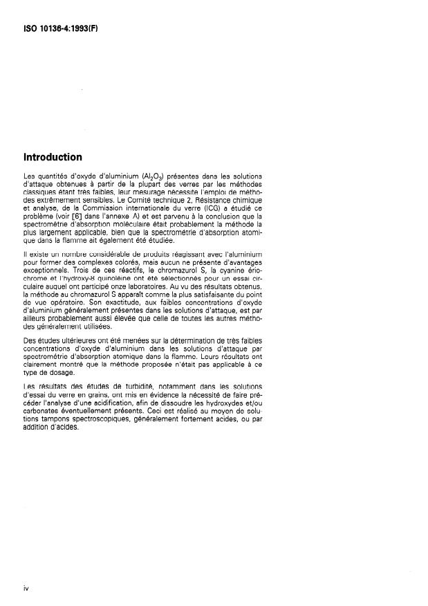 SIST ISO 10136-4:1995 ISO 10136-4:1993 - Verre et verrerie -- Analyse des solutions d'attaque - Page 4 preview