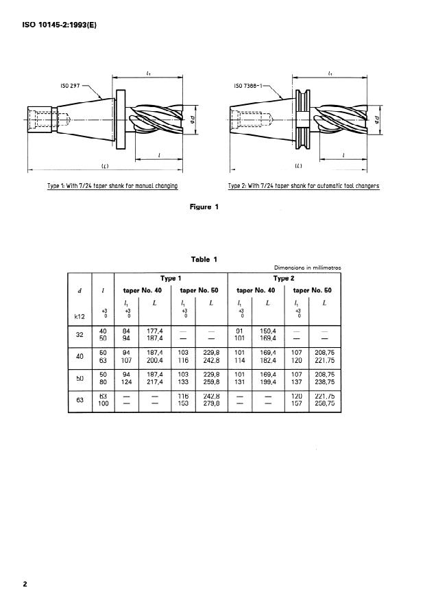 ISO 10145-2:1993 ISO 10145-2:1993 - End mills with brazed helical hardmetal tips - Page 4 preview