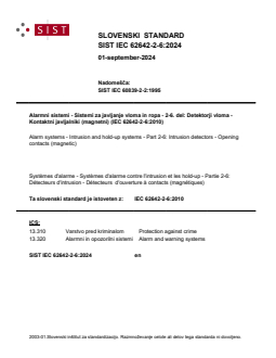 SIST IEC 62642-2-6:2024 - Page 1 preview