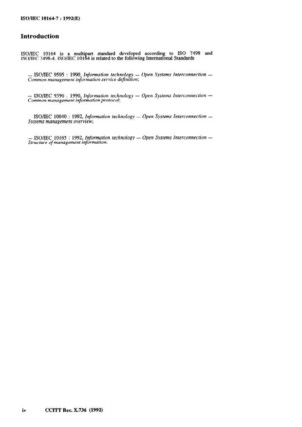ISO/IEC 10164-7:1992 ISO/IEC 10164-7:1992 - Information technology -- Open Systems Interconnection -- Systems Management: Security alarm reporting function - Page 4 preview