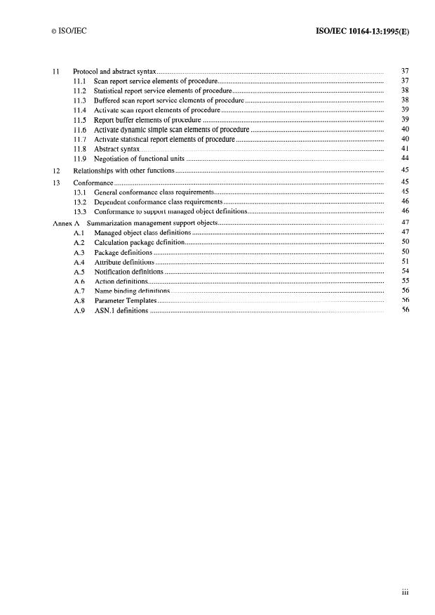 ISO/IEC 10164-13:1995 ISO/IEC 10164-13:1995 - Information technology -- Open Systems Interconnection -- Systems Management: Summarization Function - Page 3 preview
