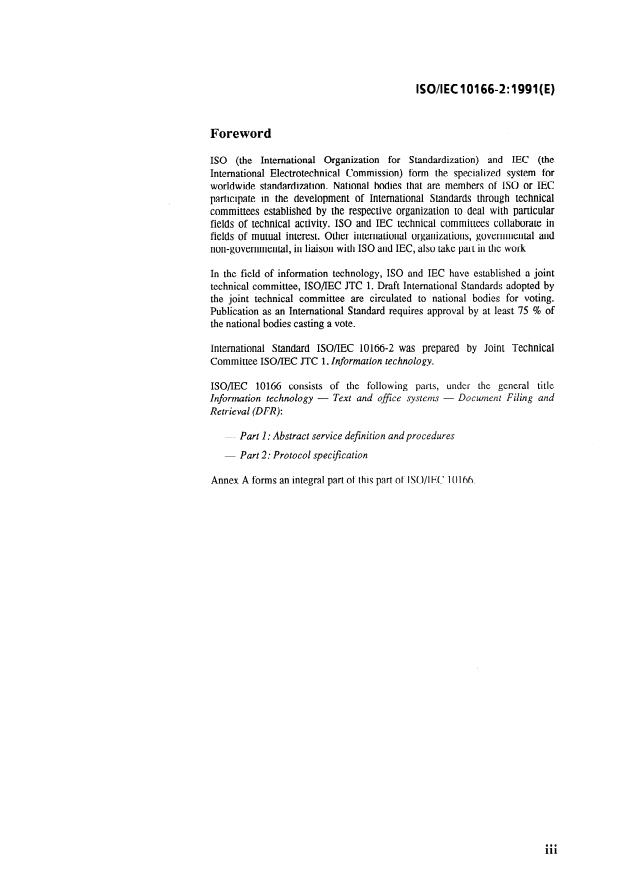 ISO/IEC 10166-2:1991 - Information technology -- Text and office systems -- Document Filing and Retrieval (DFR)