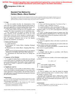 ASTM D1514-00 - Standard Test Method for Carbon Black—Sieve Residue