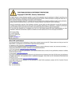 IEC TR 62662:2010 IEC TR 62662:2010 - Guidance for production, testing and diagnostics of polymer insulators with respect to brittle fracture of core materials - Page 2 preview