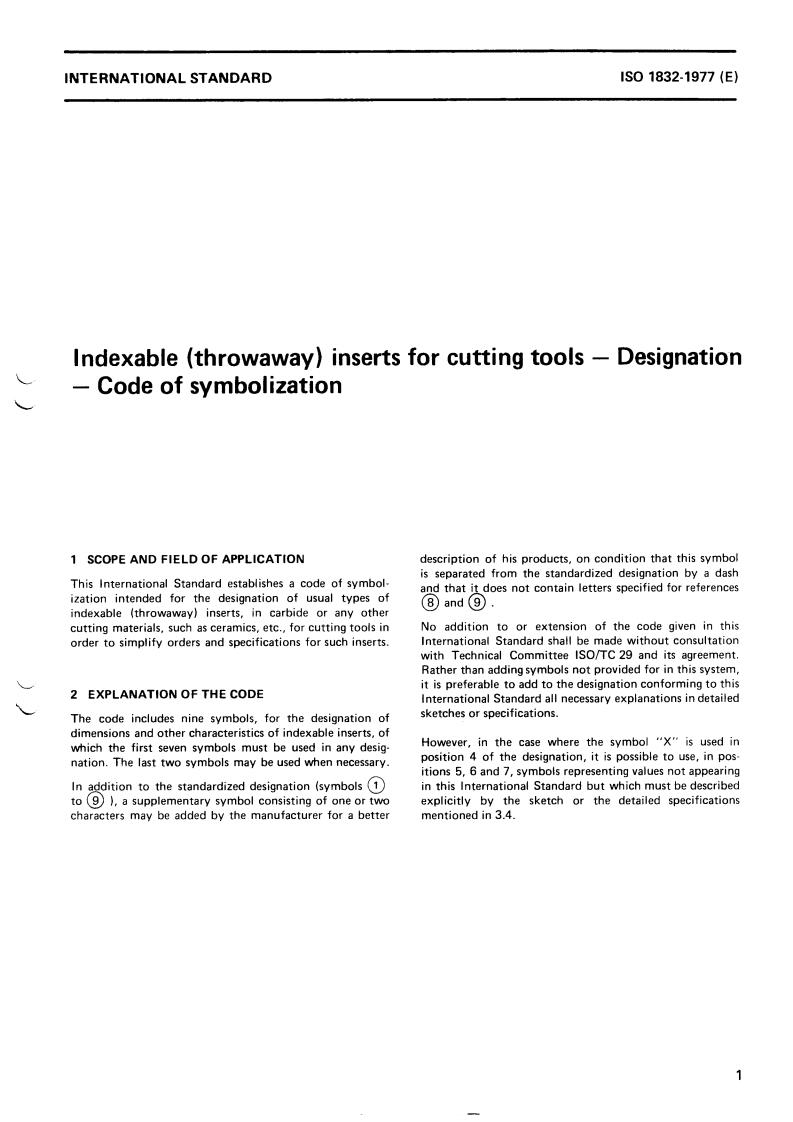 ISO 1832:1977 - Title missing - Legacy paper document
Released:1/1/1977