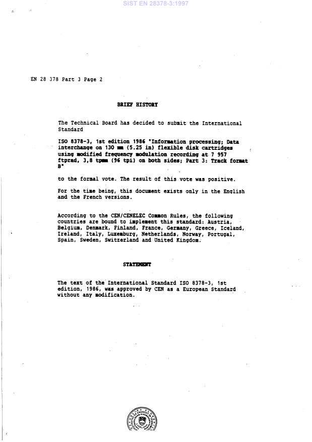 EN 28378-3:1989 EN 28378-3:1997 - Page 4 preview