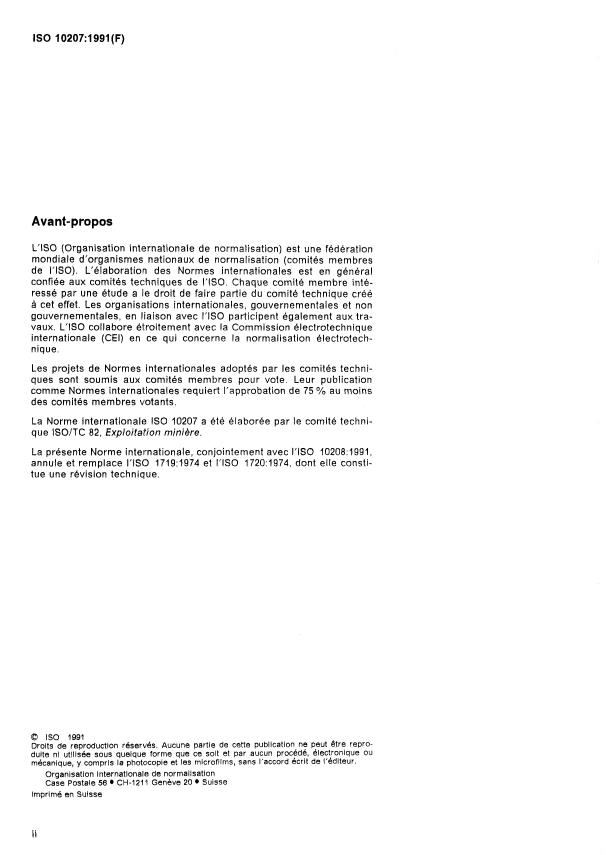 SIST ISO 10207:1996 ISO 10207:1991 - Matériel de forage des roches -- Équipements pour forage percutant a filetage corde, de dimension nominale 22 mm a 38 mm - Page 2 preview