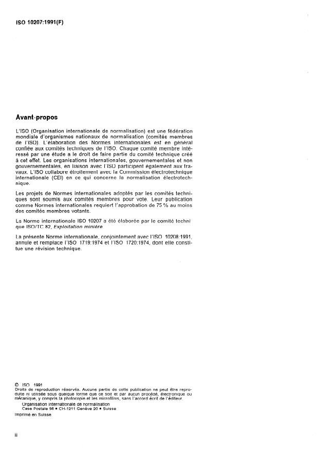 SIST ISO 10207:1996 ISO 10207:1991 - Matériel de forage des roches -- Équipements pour forage percutant a filetage corde, de dimension nominale 22 mm a 38 mm - Page 2 preview
