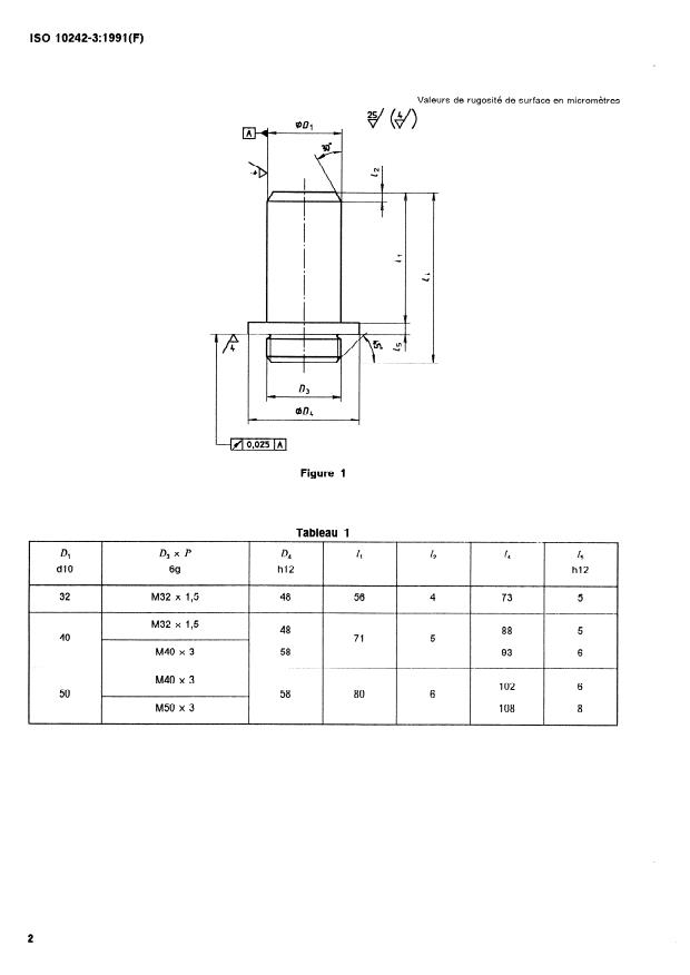 ISO 10242-3:1991 ISO 10242-3:1991 - Outillage de presse -- Nez de presse - Page 4 preview