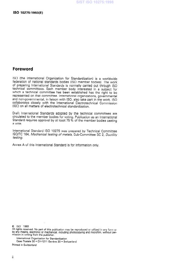 ISO 10275:1993 ISO 10275:1998 - Page 4 preview