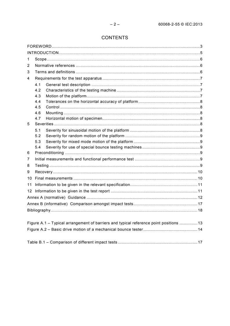 IEC 60068-2-55:2013 IEC 60068-2-55:2013 - Environmental testing - Part 2-55: Tests - Test Ee and guidance - Loose cargo testing including bounce - Page 4 preview